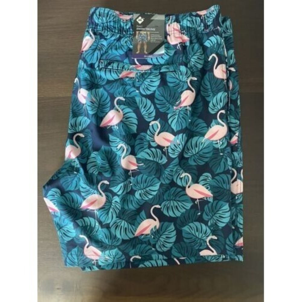 Member's Mark Resort Swim Trunk Flamingo XXLarge